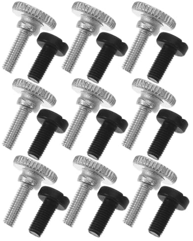 FONDOTIN 60 Pezzi Viti di Fissaggio per Macchina da Cucire in Metallo Viti Regolabili per Piedino e Aghi Accessori Riparazione Facili da Installare per Uso Domestico e Professionale