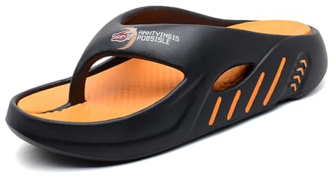 Sandalias de playa con suela gruesa y separador de dedos para exteriores, ideales para caminar en verano, antideslizantes y cómodas para hombre, ligeras y transpirables