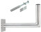 Premium X 45cm Wandhalter Aluminium SAT ALU Wand Halterung mit Schraubensatz für Wand Montage