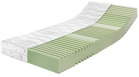 RAVENSBERGER Kaltschaummatratze Ortho-PUR | 90 x 200 cm | Höhe 18 cm | Härtegrad H2 | 7-Zonen | waschbarer Baumwoll-Doppeltuch-Bezug | Oeko-TEX® Standard 100 Zertifiziert | Made in Germany