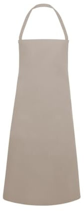Karlowsky BLS 3 PURE Latzschürze BASIC, 65% Polyester/35% Baumwolle, Sand, Einheitsgröße