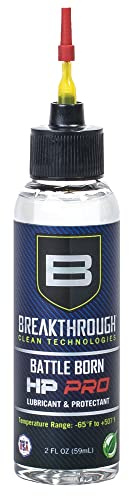 Breakthrough Clean Technologies Battle Born HP Pro Lubricant and Protectant - Water-Resistant and Odorless Oil for Gun Cleaning and Maintainance - 2oz Bottle with Needle Tip Applicator