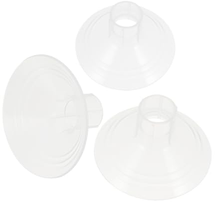 ibasenice Silikon Massagepads Milchpumpenzubehör 3 Stück Passend Für Elektrische Und Manuelle Milchpumpen Transparent Frei Anti Rückfluss Silikon