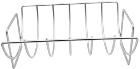 Kisangel Grille De Barbecue Robuste en Acier Inoxydable pour Côtes De Bœuf Grilles Métalliques pour Grillades Ensemble D'outils De Barbecue pour en Plein Air