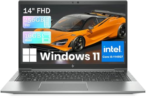 HP ZBook Firefly 14 G8 - Ordenador portátil (1920 x 1080), Intel Core i5-1145G7, 16GB RAM, 256GB SSD, US QWERTY Keyboard, Windows 11 Pro (Renewed)