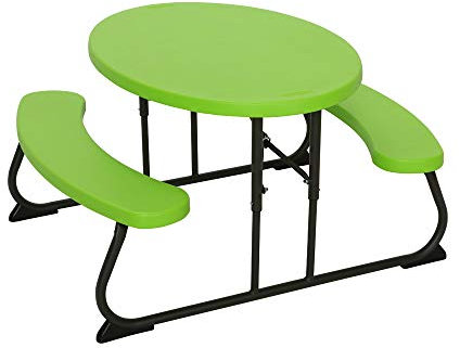 LIFETIME Kunststoff Picknicktisch Kinder grün