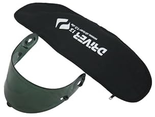 Driver13 ® visor bag visor de casco para motocicleta bolsa de casco en negro