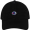 Champion Herren Dad Adjustable Cap Stirnband, Dunkles Schwarz, Einheitsgröße