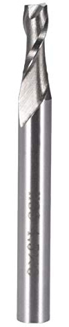 sourcing map 4,5mm Coupe HSSAL Foret spirale fraise queue droite 2D 6mm tige