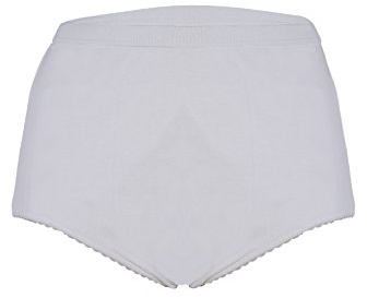 P&S Healthcare - Ladies Protective Pant - Washable Incontinence Brief - Ideal for IBS - Black and White