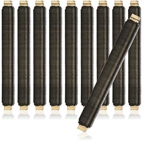 com-four® 10x Fil d'emballage de Fleurs - Fil de Reliure recuit enroulé sur Un bâton en Bois - épaisseur 0,65 mm,1000 g (Fleurie - 10 pièces)