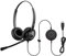 MKJ USB Headset mit Noise Cancelling Mikrofon für Computer PC Laptop, Compatible with Business Conference Softphones Skype Zoom Microsoft Teams Cisco Jabber Avaya Google Webex Webinar