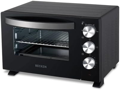 Becken Horno Eléctrico de Sobremesa, Capacidad 30L, 1500W, Temporizador 60 Min, Negro