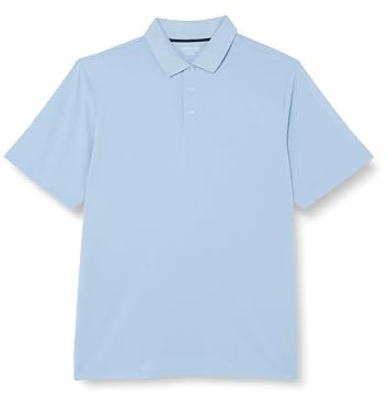 Amazon Essentials Polo de Golf, Secado Rápido, Manga Corta Hombre, Azul Claro, XL