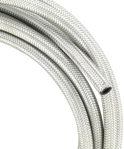 cyclingcolors tubo rinforzato acciaio inossidabile benzina 8mm x 13.5mm Gomma flessibile carburante auto moto ciclomotore tagliaerba tosaerba (lunghezza 1m)