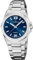 Candino Damenuhr C4775/3 Lady Elegance Gehäuse aus Edelstahl 316L, silberfarben, Armband aus Edelstahl 316L, silberfarben, blau