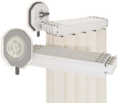 Justerbar böjd duschdraperistång, ingen borr, teles L/U-form, hörnbadkar duschstång (104 cm) – enkel installation, platsbesparande design, rostfritt material