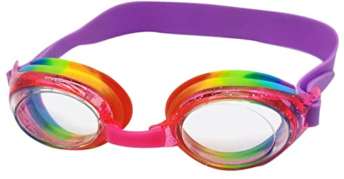 Haodream Occhialini da Nuoto, Occhialini da Nuoto per Bambini per Ragazzi e Ragazze con Antiappannamento, Lenti Trasparenti con Protezione UV per Occhialini da Nuoto per Bambini dai 3 ai 16 Anni
