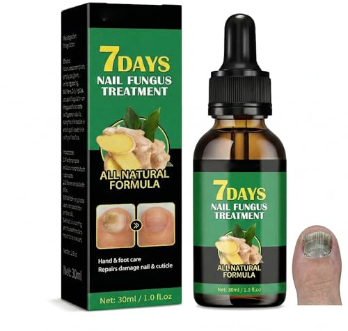 Nagelvård, nagelvård för tånaglar, nagelbandsolja, ingefära nagelserum, för blekta naglar, skadade naglar och tjocka tånaglar, 30 ml