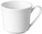 Rosenthal Jade Espresso-Obertasse, Konisch, Ø 5,8, H 5,3 cm, 0,1 l, Bone China, Weiß, Spülmaschinenfest, Mikrowellengeeignet