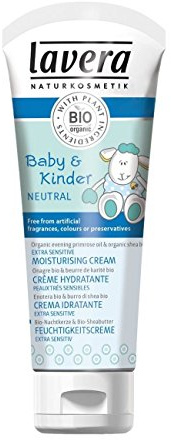 Lavera Crema Hidratante Extra Sensitive para Bebés - vegano - cosméticos naturales 100% certificados - cuidado de la piel - 75 ml