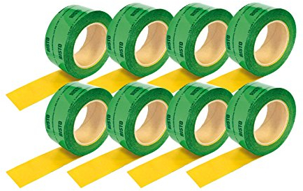 8 rouleaux (60 mm x 25 m) ruban adhésif vert, frein à vapeur, feuille pare-vapeur, isolant contre la vapeur