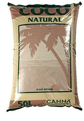 CANNA 50l, 25l & 10l coco natural coir hydroponic growing mecia soil (50 Litre)