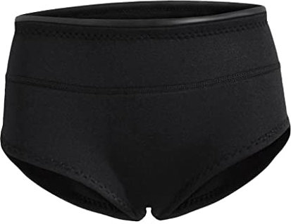 pistro Damen-Neoprenanzug, 1,5 mm, Neopren, Tauchen, Schnorchel, Unterwäsche, kurze Hose, flach, Schwarz, Größe L