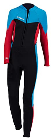 Colaxi Premium 5mm Neoprene Wetsuit for Children - Protection for Water Activities, Black Sizes 14