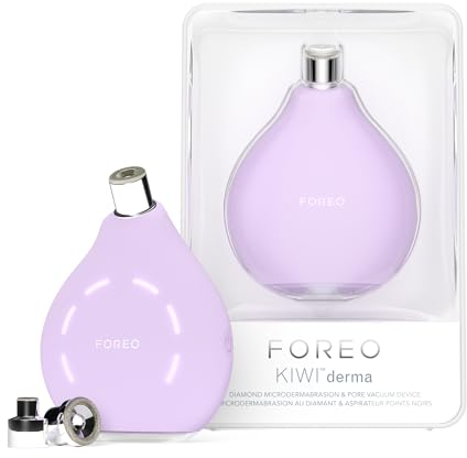 FOREO KIWI derma, Aspiratore Punti Neri e Bianchi, Microdermoabrasione viso Professionale, Estrattore Punti Neri Viso e Naso, Aspira Punti Neri Professionale, Rapido ed Efficace