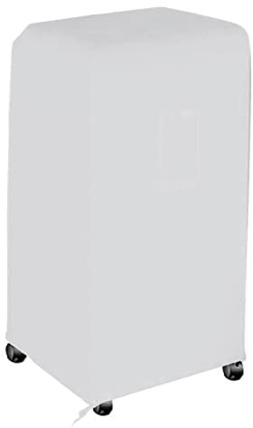 Funda para aire acondicionado portátil | Cubierta antipolvo impermeable para aire acondicionado | Cubierta de capó de CA de tela Oxford con cordón para muebles cuadrados exteriores