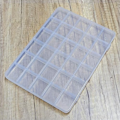 HAOBIN 2 pièces BoîTe De Rangement 28 Compartiments Boite Compartiment Plastique Boite Rangement Bijoux BoîTes De Rangement BoîTe à Perles Utilisé Dans Les Perles,Petites PièCes (30 celle 1pc)