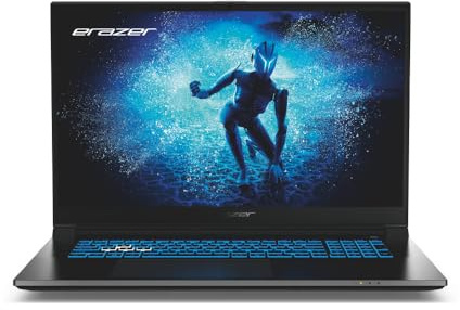 ERAZER Defender P50i MD62678 - Portátil Gaming 17 FHD (Intel Core i7-13620H, 16GB RAM, 1TB SSD, NVIDIA GeForce RTX 4060 8GB, Windows 11 Home Plus) / Negro / Teclado RGB