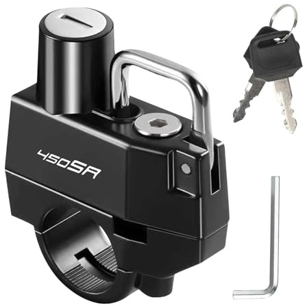 Bloqueo De Casco para CFMOTO 450SR 450 SR Candado Antirrobo para Casco De Motocicleta(with Logo)