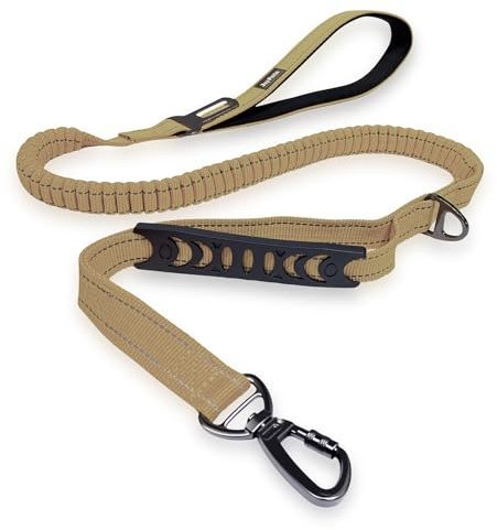JoyPetto Dual Handle Bungee No-Pull Dog Leash for Large Dogs