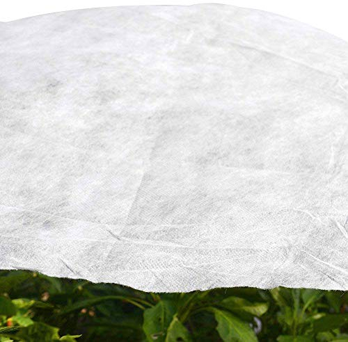 W-40G Couverture de protection en tissu non tissé pour plantes contre la neige, le gel, la grêle, les insectes 2 x 6 m
