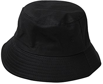 byou Fischerhüte,Bucket Hat Baumwolle Unisex Faltbar Anglerhut zum Wandern Camping Reisen Angeln 56-58cm