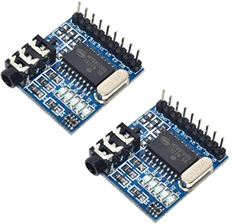 Hailege 2pcs MT8870 DTMF Voice Decoder Dekodierungsmodul Telefon Sprachmodul