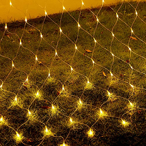 LZQ LED-ljusnät ljusgardin 3 x 2 m, ljuskedjor gardin varm vit, 8 lägen dimbar koppartråd med kontakt för fest jul utomhus inomhus sovrum