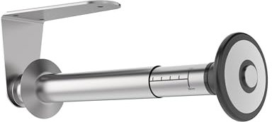 WZRUA Kitchen Roll Holder under Cabinet Self Adhesive or Wall Mounted, One Hand Tear Paper Towel Holder Adjustable Length 20-30CM, Telescoping Stainless Steel under Cupboard Kitchen Paper Holder