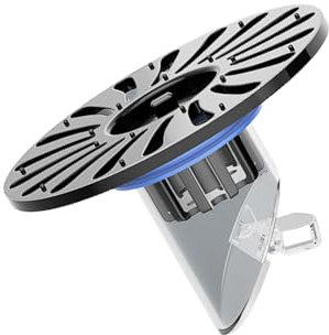Siphon de sol de salle de bain - Anti-odeurs - Clapet anti-retour - Facile à installer - Anti-odeur - Anti-obstruction - En acier inoxydable - Pour buanderie et
