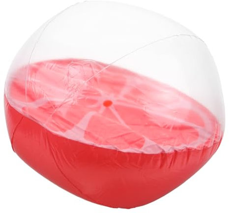 JOINPAYA Wasserball kinderball aufblasbares Spielzeug schwimmkugeln Regenbogenfarbener Strand Schwimmbadspielzeug kinderspielzeug Spielzeug PVC-Kugel wasserspielball Spielzeug Orange