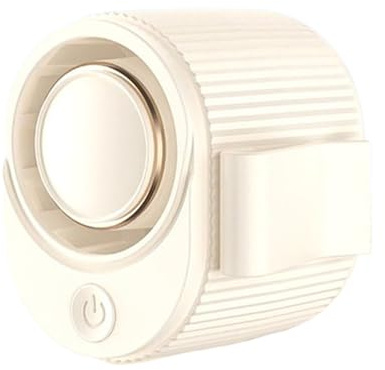 Ventilatore da viaggio, portatile, indossabile, dispositivo di raffreddamento senza lama, 1200 mAh, leggero, per esterni, viaggi, campeggio, festival, spiaggia, vacanze