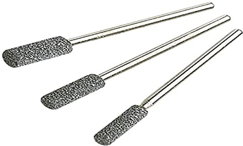 wolfcraft Set di molette in ceramica, 3 pz. I 2175000 I Per affilare seghe a catena