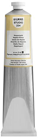 LUKAS Studio Oil 200 ml Premium Quality Oil Paint Naples Yellow