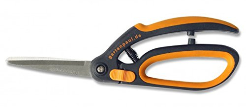 Gartenpaul Buchsbaumschere 'Premium' mit Edelstahlklingen | Blumenschere | Kräuterschere | Rasenschere
