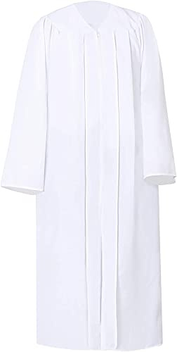 GraduationMall Toge Diplome Adulte Universitaire Tenue Graduation Robe Remise De Diplome Homme Femme Choir Robe Baptême 12 Couleurs