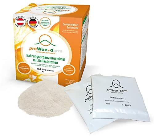proWun+d 350g, das neue proWund Nahrungsergänzungsmittel mit Ballaststoffen, Haferfaser, L- Arginin, L- Glutamin, Vitamine A+B+C+D+E, Magnesium, Selen, Zink (1 x Faltschachtel, 10 Portionsbeutel)