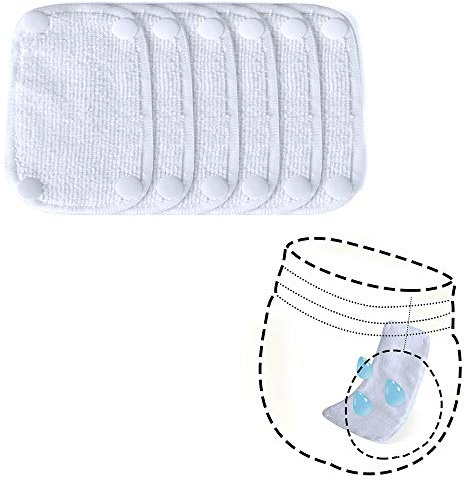 Teamoy Female Dog Diaper Pads Liner, Doggie Wraps Insert, 6 Pack, S