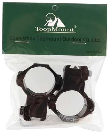 ToopMount Anelli di Montaggio Tattici Adattatore per Anelli di Portata ad Alto Profilo da 30 mm per Guida a Coda di Rondine da 11mm
